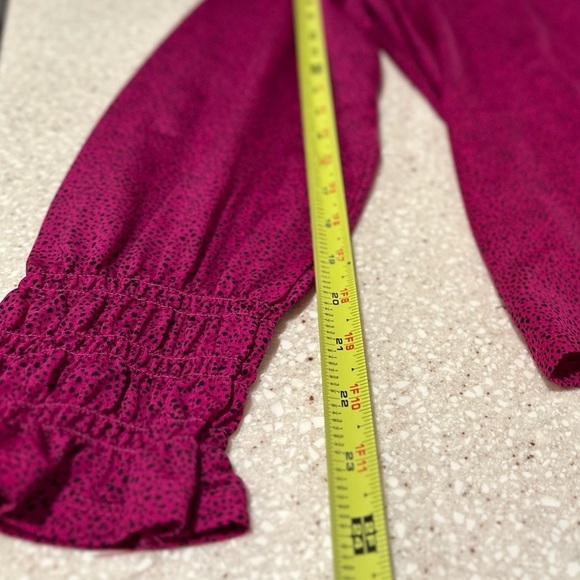 Apt 9 Pink & Black Speckles Long Sleeve Blouse with Tank Top Attached. - Picture 15 of 16